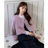 【着用動画あり 5色展開】シャイニーファークロップカーディガン 2025 | by muni:r | 詳細画像17 