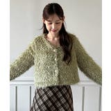 【着用動画あり 5色展開】シャイニーファークロップカーディガン 2025 | by muni:r | 詳細画像26 