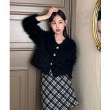 【着用動画あり 5色展開】シャイニーファークロップカーディガン 2025 | by muni:r | 詳細画像33 