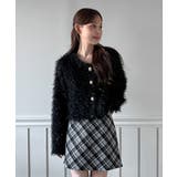 【着用動画あり 5色展開】シャイニーファークロップカーディガン 2025 | by muni:r | 詳細画像36 