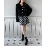 【着用動画あり 5色展開】シャイニーファークロップカーディガン 2025 | by muni:r | 詳細画像37 