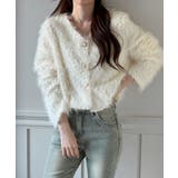 【着用動画あり 5色展開】シャイニーファークロップカーディガン 2025 | by muni:r | 詳細画像5 