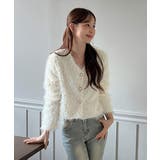 【着用動画あり 5色展開】シャイニーファークロップカーディガン 2025 | by muni:r | 詳細画像8 