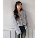 【着用動画あり 5色展開】シャイニーファークロップカーディガン 2025 | by muni:r | 詳細画像9 