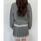 カラー配色ニットツーピース 2025 AW | by muni:r | 詳細画像12 