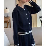 カラー配色ニットツーピース 2025 AW | by muni:r | 詳細画像19 