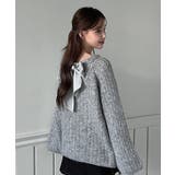 【着用動画あり 2色展開】リボンストラップポイントニット 2025 | by muni:r | 詳細画像5