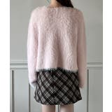 ハートボタン ファー ニットカーディガン | by muni:r | 詳細画像23 