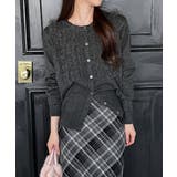 【着用動画あり 3色展開】ラッフルポイントニットカーディガン 2025 | by muni:r | 詳細画像18 