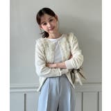 【着用動画あり 3色展開】ラッフルポイントニットカーディガン 2025 | by muni:r | 詳細画像2 