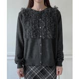 【着用動画あり 3色展開】ラッフルポイントニットカーディガン 2025 | by muni:r | 詳細画像21 