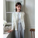 【着用動画あり 3色展開】ラッフルポイントニットカーディガン 2025 | by muni:r | 詳細画像3 