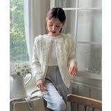 【着用動画あり 3色展開】ラッフルポイントニットカーディガン 2025 | by muni:r | 詳細画像6 