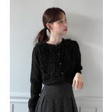 【着用動画あり 3色展開】ラッフルポイントニットカーディガン 2025 | by muni:r | 詳細画像8 