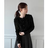 【着用動画あり 3色展開】ラッフルポイントニットカーディガン 2025 | by muni:r | 詳細画像9 