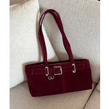 【着用動画あり 2色展開】バックルスウェードショルダーバッグ 2025 | by muni:r | 詳細画像1 