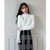 チェックフレアニットスカート 2025 AW | by muni:r | 詳細画像6 