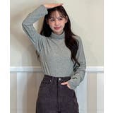 ドットハイネックTシャツ 2025 AW | by muni:r | 詳細画像1