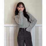 ドットハイネックTシャツ 2025 AW | by muni:r | 詳細画像4