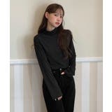 ドットハイネックTシャツ 2025 AW | by muni:r | 詳細画像7