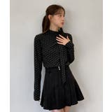 【着用動画あり 3色展開】ドットリボンハイネックトップス 2025 | by muni:r | 詳細画像11