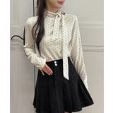 【着用動画あり 3色展開】ドットリボンハイネックトップス 2025 | by muni:r | 詳細画像4