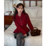 パールフレアニットカーディガン 2025 AW | by muni:r | 詳細画像19