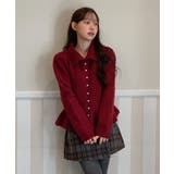 パールフレアニットカーディガン 2025 AW | by muni:r | 詳細画像20