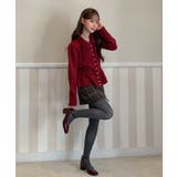 パールフレアニットカーディガン 2025 AW | by muni:r | 詳細画像22