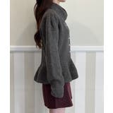 パールフレアニットカーディガン 2025 AW | by muni:r | 詳細画像39