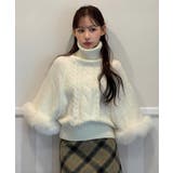 ファーハイネックニットケープ 2025 AW | by muni:r | 詳細画像17 