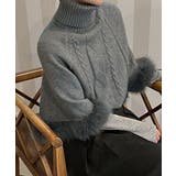 ファーハイネックニットケープ 2025 AW | by muni:r | 詳細画像22 