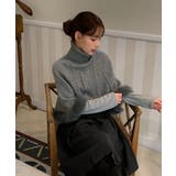 ファーハイネックニットケープ 2025 AW | by muni:r | 詳細画像24 