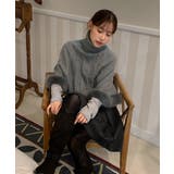 ファーハイネックニットケープ 2025 AW | by muni:r | 詳細画像25 