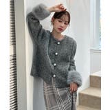 ファーカフスパールボタンニットコート 2025 AW | by muni:r | 詳細画像5 