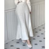 パールポイント フレア ニットスカート | by muni:r | 詳細画像4