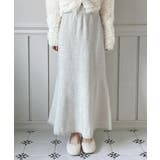 パールポイント フレア ニットスカート | by muni:r | 詳細画像6