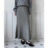 パールポイント フレア ニットスカート | by muni:r | 詳細画像9