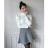 【着用動画あり 3色 2サイズ展開】パールフレアニットスカート | by muni:r | 詳細画像12 