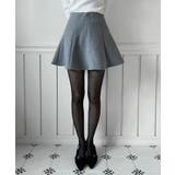 【着用動画あり 3色 2サイズ展開】パールフレアニットスカート | by muni:r | 詳細画像17 