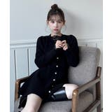 【着用動画あり！ 4色展開】ペプラム ニットワンピース | by muni:r | 詳細画像19 