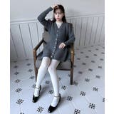 【着用動画あり！ 4色展開】ペプラム ニットワンピース | by muni:r | 詳細画像28 