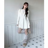 【着用動画あり！ 4色展開】ペプラム ニットワンピース | by muni:r | 詳細画像3 