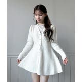 【着用動画あり！ 4色展開】ペプラム ニットワンピース | by muni:r | 詳細画像5 