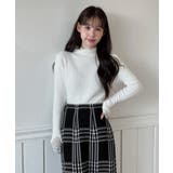 レースハイネック ソフトニット 2025 | by muni:r | 詳細画像3