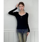 レースポイント リブニット/2026 SS COLLECTION | by muni:r | 詳細画像10 