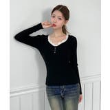 レースポイント リブニット/2026 SS COLLECTION | by muni:r | 詳細画像11 