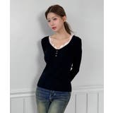 レースポイント リブニット/2026 SS COLLECTION | by muni:r | 詳細画像13 