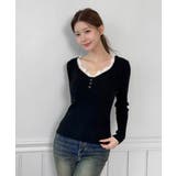 レースポイント リブニット/2026 SS COLLECTION | by muni:r | 詳細画像14 