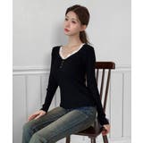 レースポイント リブニット/2026 SS COLLECTION | by muni:r | 詳細画像16 